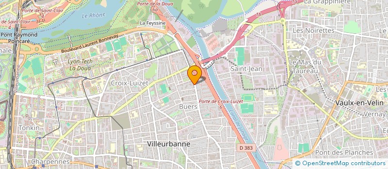 localisation de l'entreprise MONSIEUR MOUEZ BOURAS  VILLEURBANNE