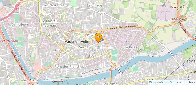 localisation de l'entreprise MONSIEUR MOUEZ CHAIEB  VAULX-EN-VELIN