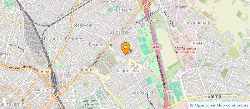 localisation de l'entreprise MONSIEUR MOUEZ GAZDALLAH à TOULOUSE