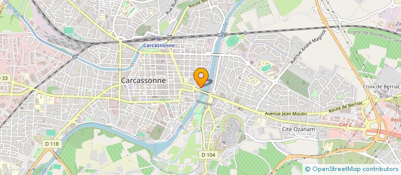 localisation de l'entreprise MONSIEUR MOUEZ KHAMOURI  CARCASSONNE