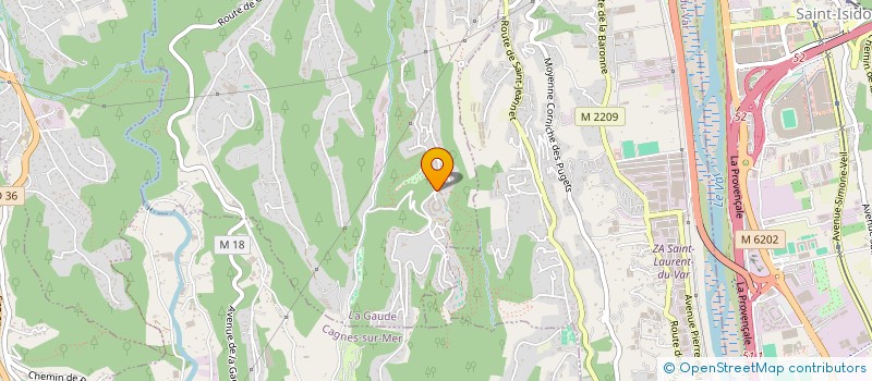 localisation de l'entreprise MONSIEUR MOUEZ SGHAIER  LA GAUDE