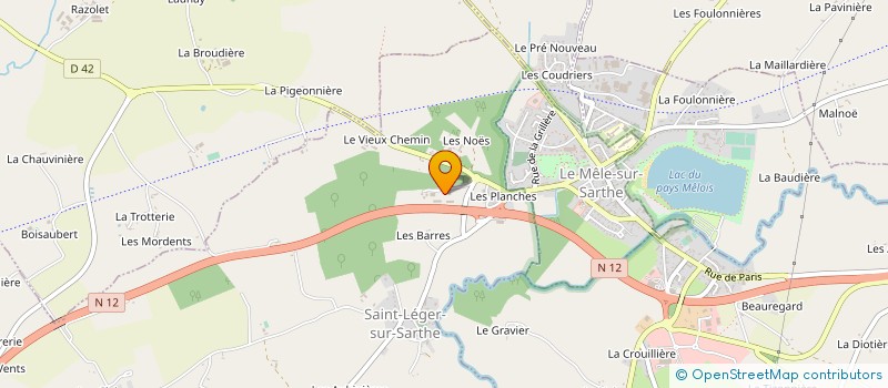 localisation de l'entreprise MONSIEUR MOUFDI TIAIBA à SAINT-JULIEN-SUR-SARTHE