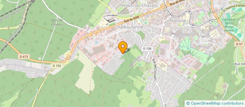 localisation de l'entreprise MONSIEUR MOUFID KHAOUA  BESANCON