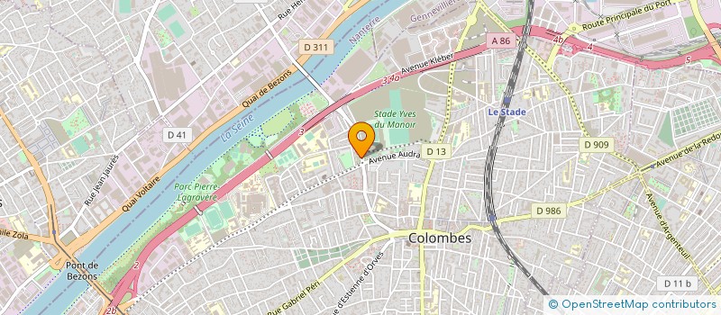 localisation de l'entreprise MONSIEUR MOUH MANCER à COLOMBES