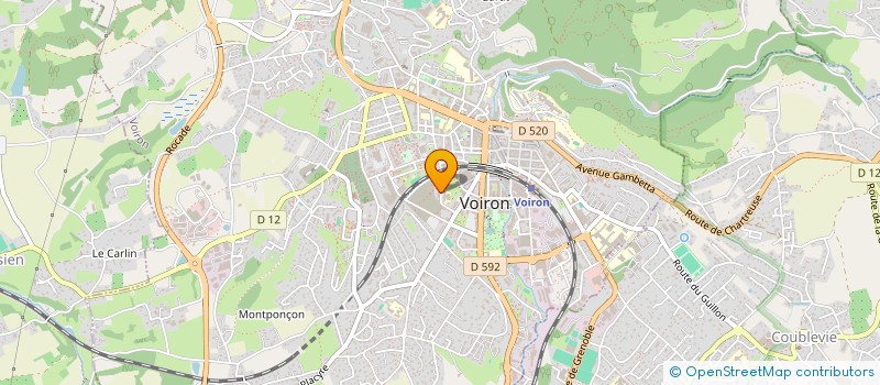 localisation de l'entreprise MONSIEUR MOUHAB BOULECHFAR  VOIRON