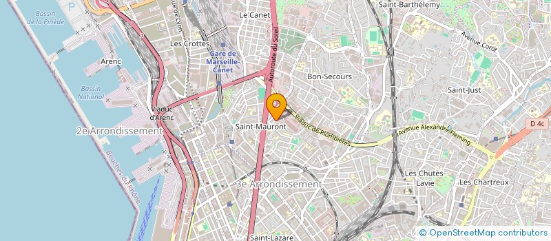 localisation de l'entreprise MONSIEUR MOUHAMAD-AYOUB DEBSKI à MARSEILLE