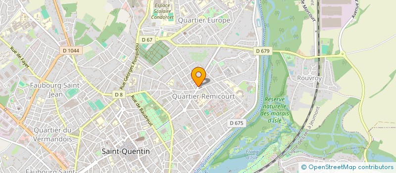 localisation de l'entreprise MONSIEUR MOUHAMAD BOUBACAR NDIAYE à SAINT-QUENTIN