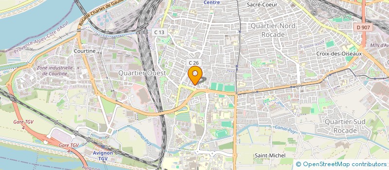 localisation de l'entreprise MONSIEUR MOUHAMAD JEBBARI  AVIGNON