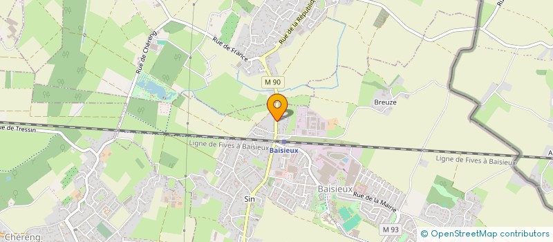 localisation de l'entreprise MONSIEUR MOUHAMAD JIDA  BAISIEUX