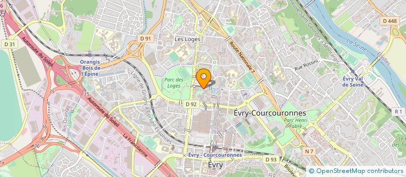 localisation de l'entreprise MONSIEUR MOUHAMAD RADJASAH  EVRY-COURCOURONNES