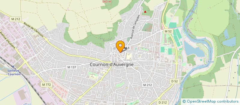 localisation de l'entreprise MONSIEUR MOUHAMADI AHAMADI  COURNON D AUVERGNE