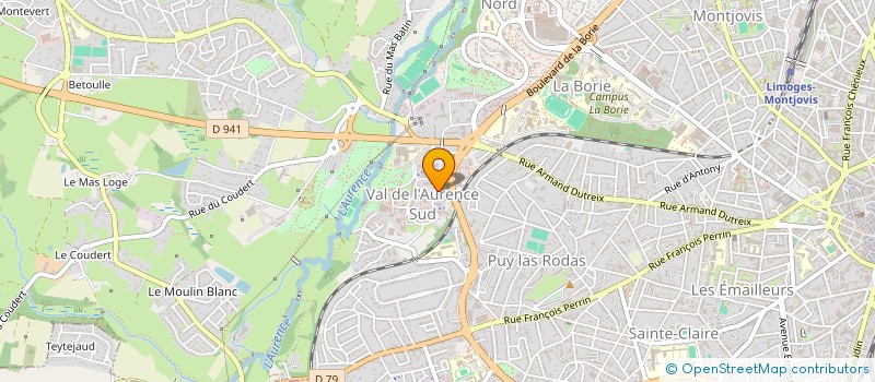 localisation de l'entreprise MONSIEUR MOUHAMADI ASSANI à LIMOGES