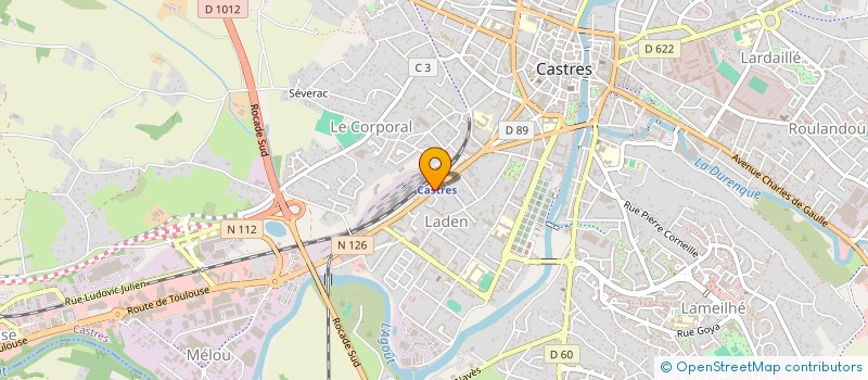 localisation de l'entreprise MONSIEUR MOUHAMADI DAOUDOU  CASTRES