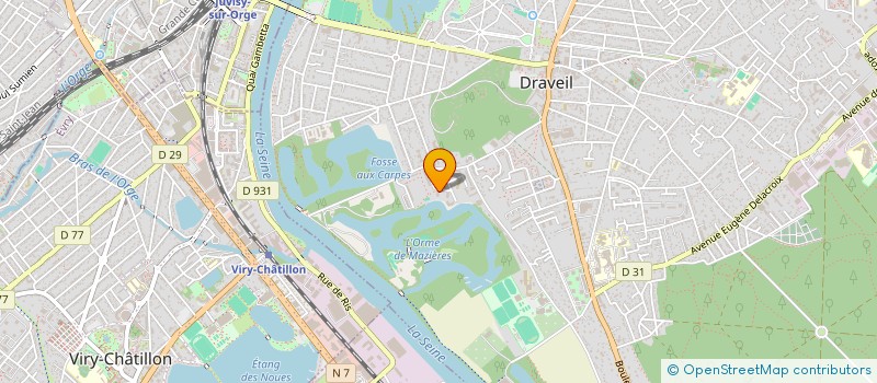 localisation de l'entreprise MONSIEUR MOUHAMADOU BA à DRAVEIL