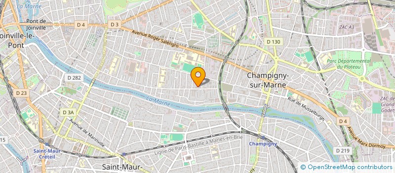 localisation de l'entreprise MONSIEUR MOUHAMADOU BOCOUM  CHAMPIGNY-SUR-MARNE