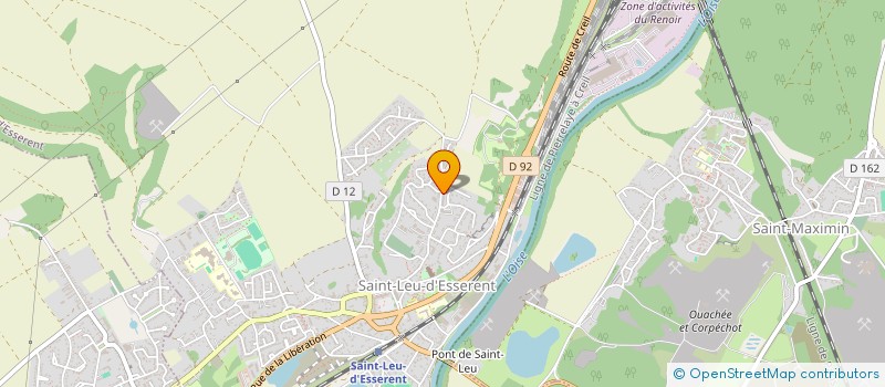 localisation de l'entreprise MONSIEUR MOUHAMADOU DIOP  CHANTILLY