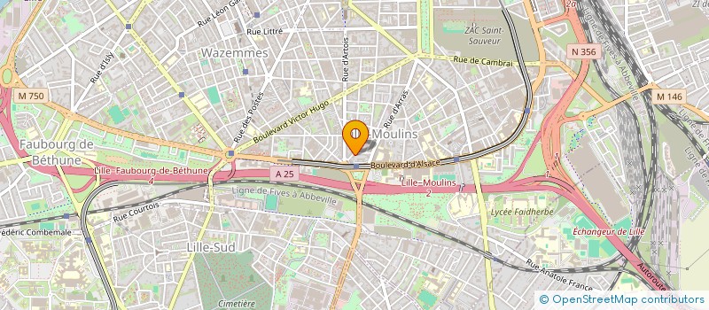 localisation de l'entreprise MONSIEUR MOUHAMADOU DIOUM à LILLE
