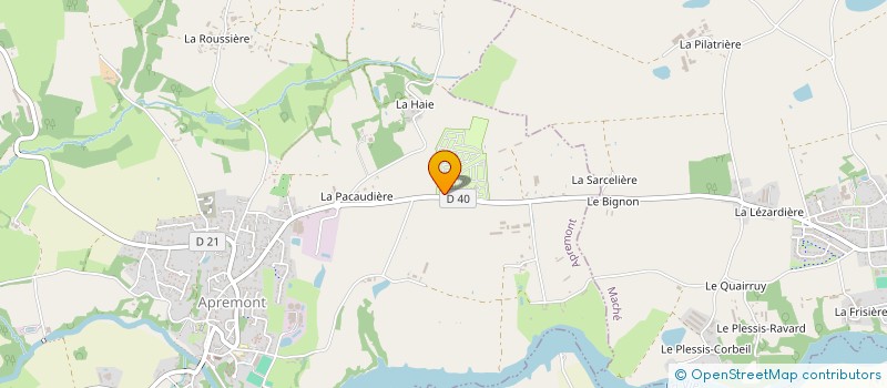 localisation de l'entreprise MONSIEUR MOUHAMADOU MENDY à APREMONT