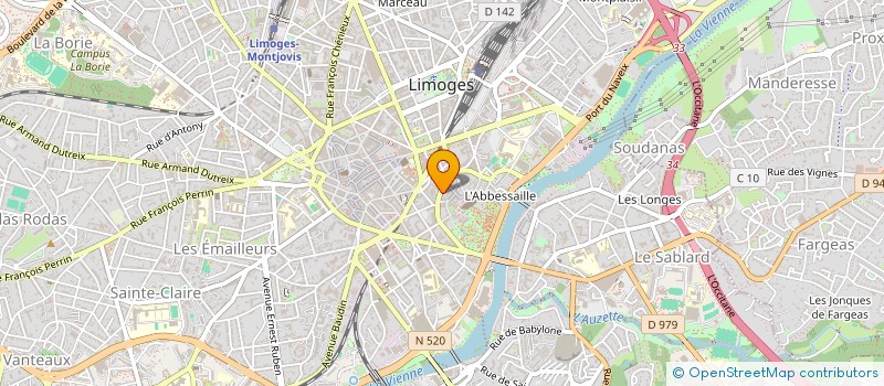 localisation de l'entreprise MONSIEUR MOUHAMADOU MOUSTAPHA DIOP à LIMOGES