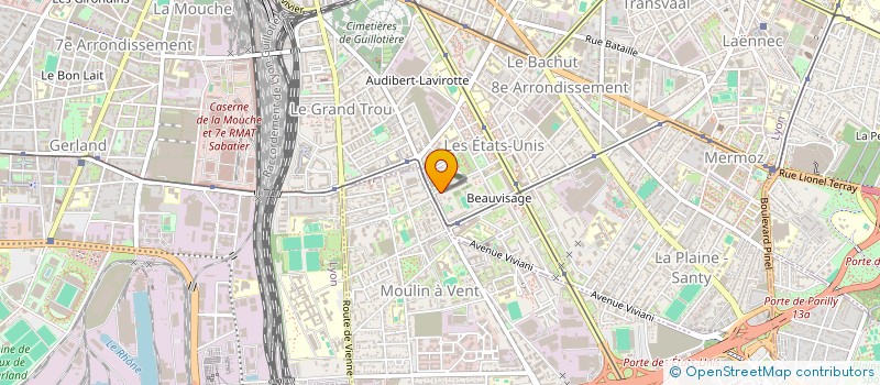 localisation de l'entreprise MONSIEUR MOUHAMADOU MOUSTAPHA SEYE  LYON