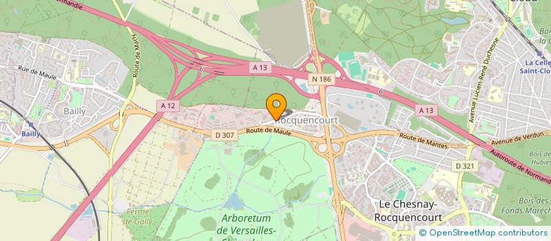 localisation de l'entreprise MONSIEUR MOUHAMADOU TRAORE  LE CHESNAY-ROCQUENCOURT