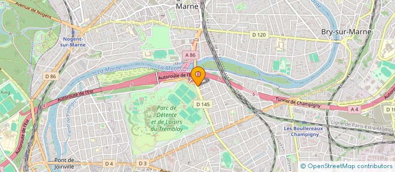 localisation de l'entreprise MONSIEUR MOUHAMED AHNE à CHAMPIGNY-SUR-MARNE