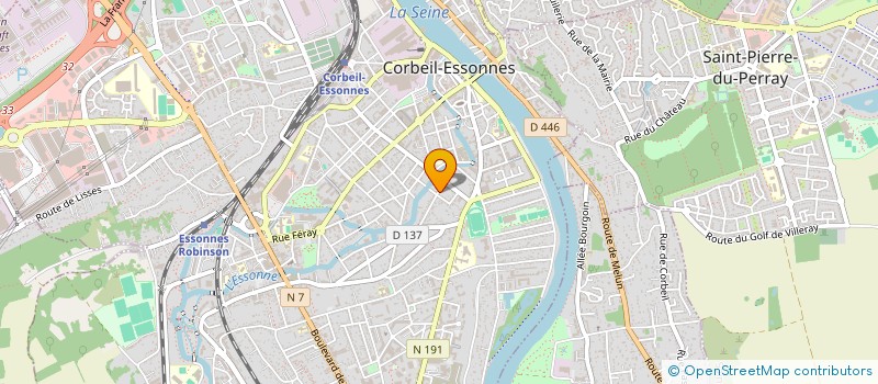 localisation de l'entreprise MONSIEUR MOUHAMED AICI  CORBEIL-ESSONNES