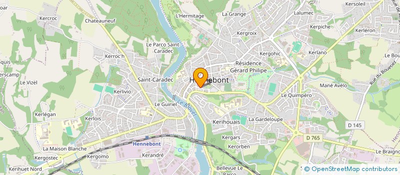 localisation de l'entreprise MONSIEUR MOUHAMED ASSANE MBAYE  HENNEBONT