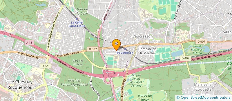 localisation de l'entreprise MONSIEUR MOUHAMED BA  VAUCRESSON