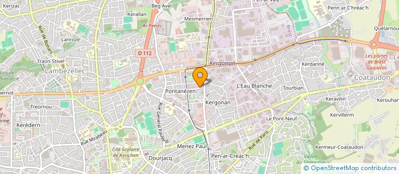 localisation de l'entreprise MONSIEUR MOUHAMED BOUAZZA à BREST