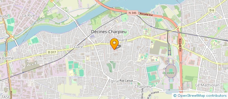 localisation de l'entreprise MONSIEUR MOUHAMED BOUDOUDA  DECINES-CHARPIEU