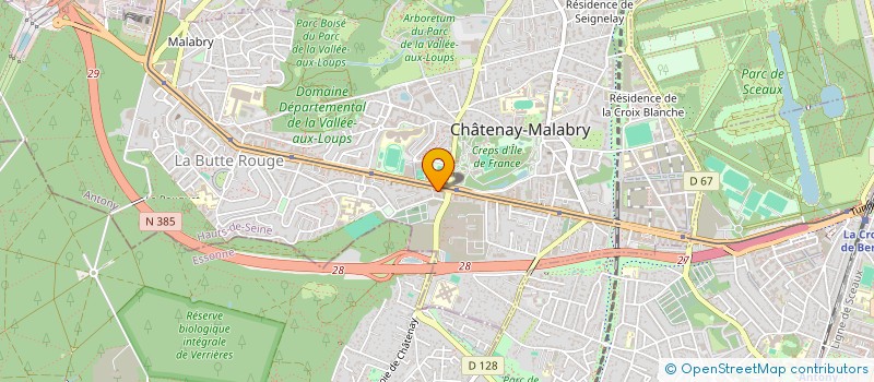 localisation de l'entreprise MONSIEUR MOUHAMED CISSE  CHATENAY-MALABRY