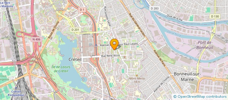 localisation de l'entreprise MONSIEUR MOUHAMED DER  CRETEIL