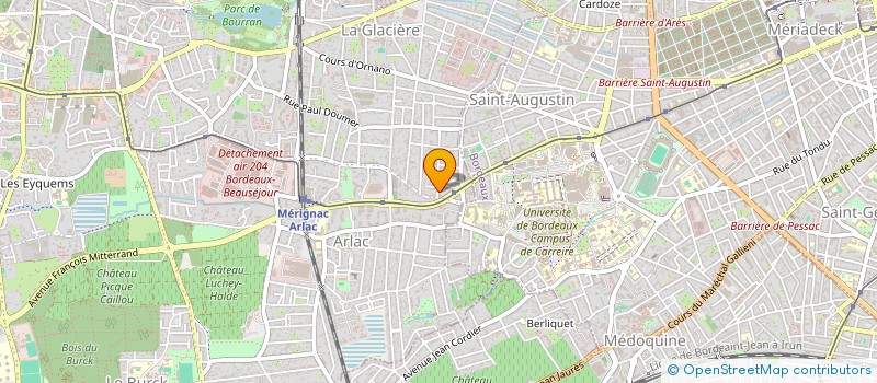 localisation de l'entreprise MONSIEUR MOUHAMED DIAGNE  MERIGNAC