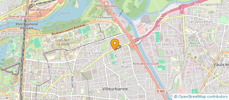 localisation de l'entreprise MONSIEUR MOUHAMED DIAWANE  VILLEURBANNE