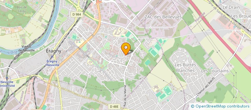 localisation de l'entreprise MONSIEUR MOUHAMED DIEYE  ERAGNY