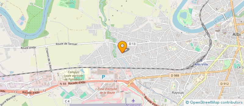 localisation de l'entreprise MONSIEUR MOUHAMED DIOP à ALBI