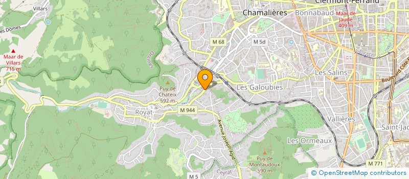 localisation de l'entreprise MONSIEUR MOUHAMED DOUAKHA  ROYAT