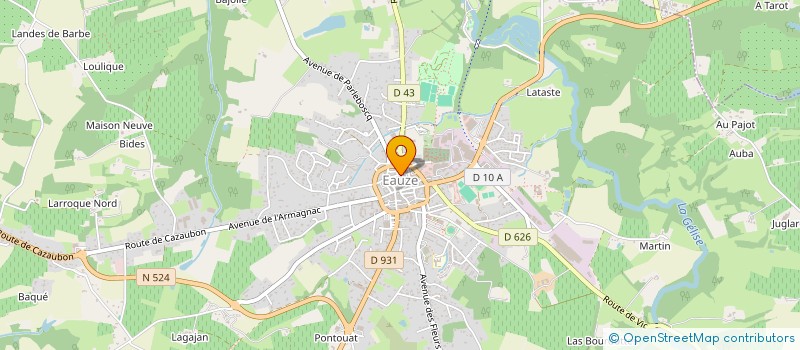 localisation de l'entreprise MONSIEUR MOUHAMED KARAMOKO  EAUZE