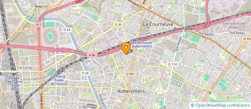 localisation de l'entreprise MONSIEUR MOUHAMED KOITA à LA COURNEUVE