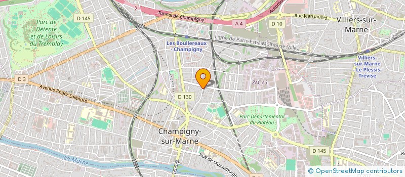 localisation de l'entreprise MONSIEUR MOUHAMED KONE à CHAMPIGNY-SUR-MARNE