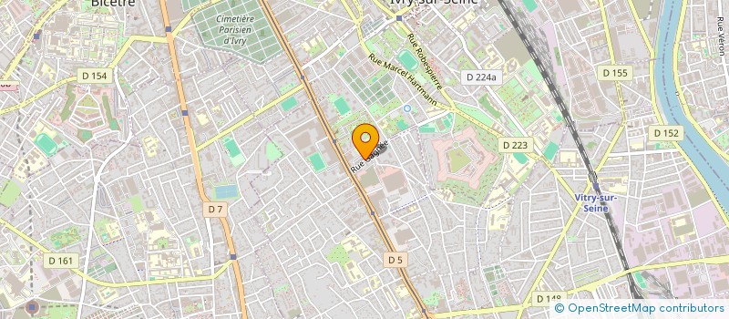 localisation de l'entreprise MONSIEUR MOUHAMED KONE  IVRY-SUR-SEINE