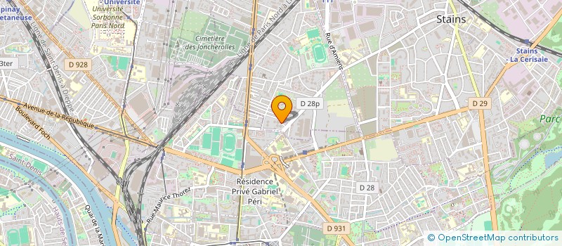 localisation de l'entreprise MONSIEUR MOUHAMED-LAMINE DIABY  PIERREFITTE-SUR-SEINE