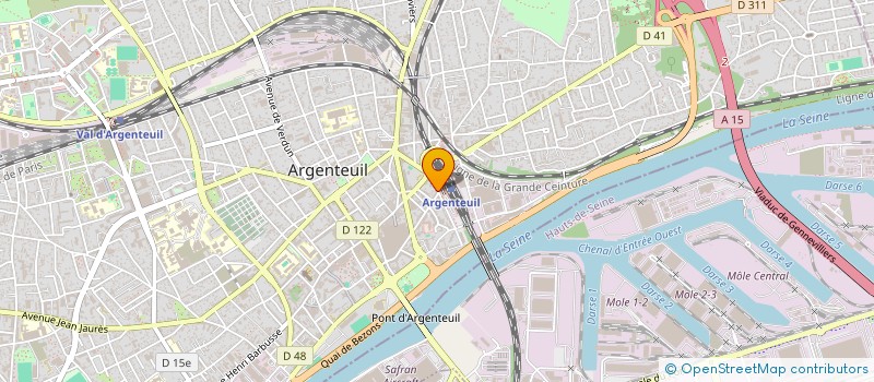 localisation de l'entreprise MONSIEUR MOUHAMED OUNDADJI  ARGENTEUIL