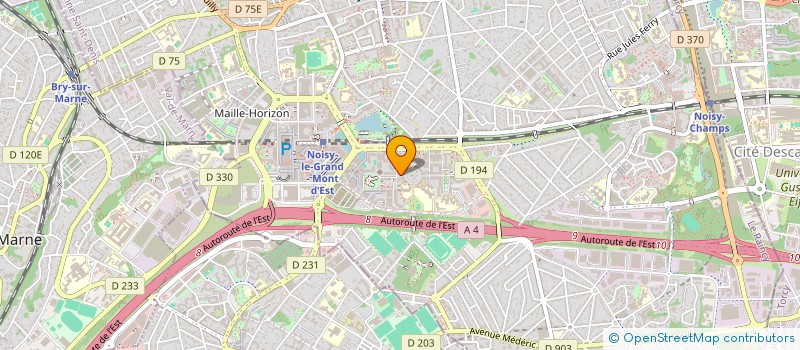 localisation de l'entreprise MONSIEUR MOUHAMED SIDIBE à NOISY-LE-GRAND
