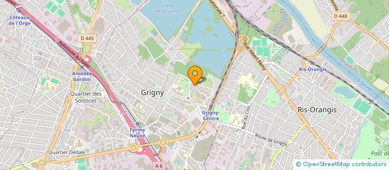 localisation de l'entreprise MONSIEUR MOUHAMED SYLLA  GRIGNY