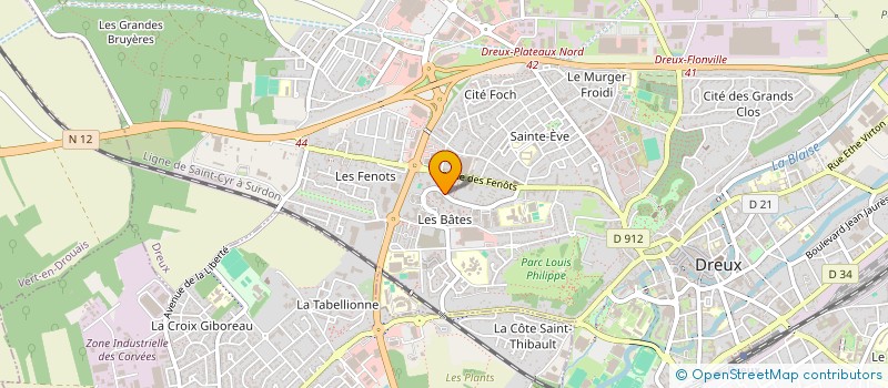 localisation de l'entreprise MONSIEUR MOUHAMEDEL DIA à DREUX