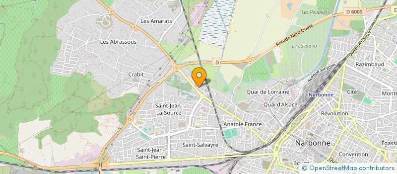 localisation de l'entreprise MONSIEUR MOUHAMMAD IDIDAR  NARBONNE