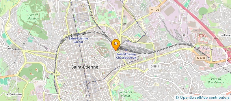 localisation de l'entreprise MONSIEUR MOUHAMMAD MANGAL  SAINT-ETIENNE