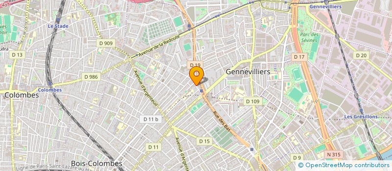 localisation de l'entreprise MONSIEUR MOUHAMMED BOUMEDAIS  ASNIERES-SUR-SEINE